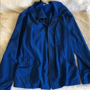 Blue athletic jacket